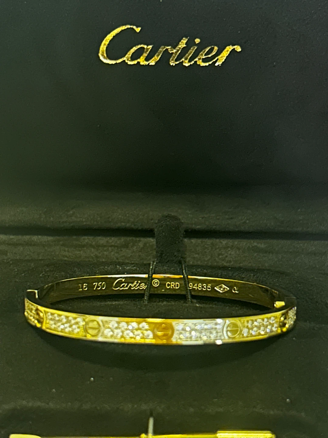 Cartier Love bracelet(120)- Paved diamond - photo 2