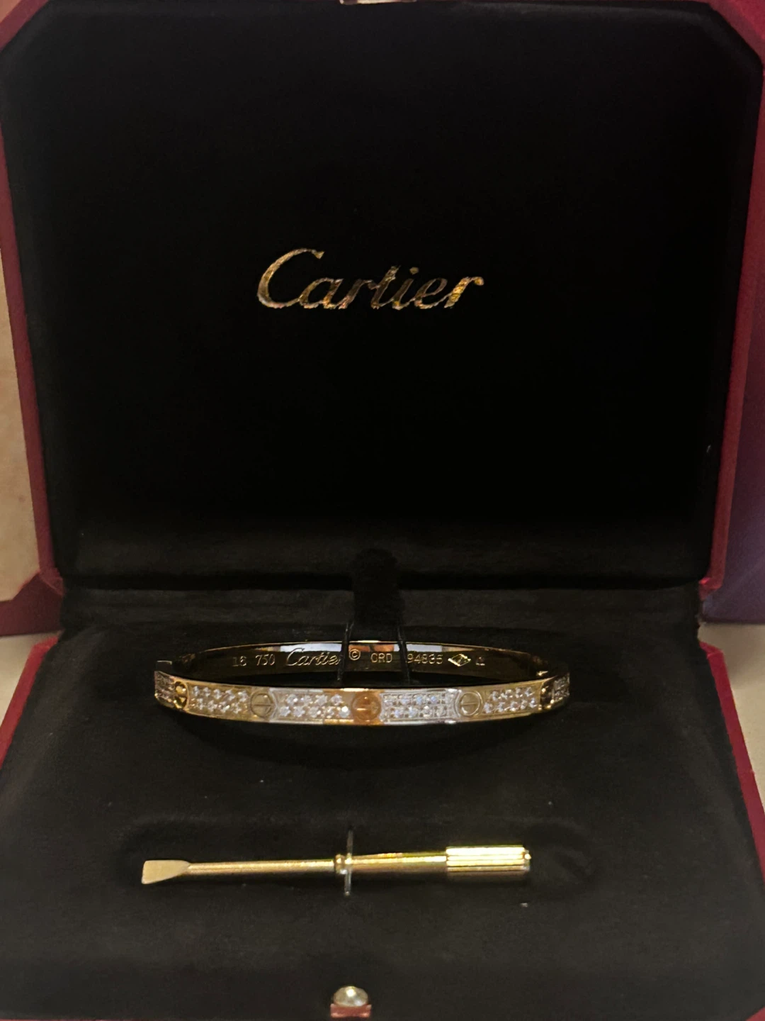 Cartier Love bracelet(120)- Paved diamond - photo 3