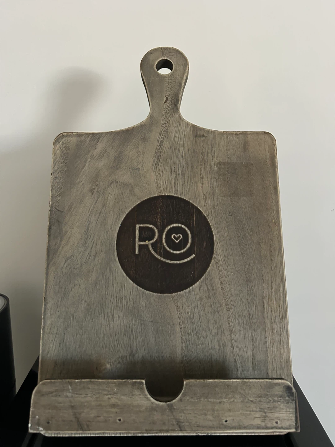 Rustic Wooden Tablet Stand