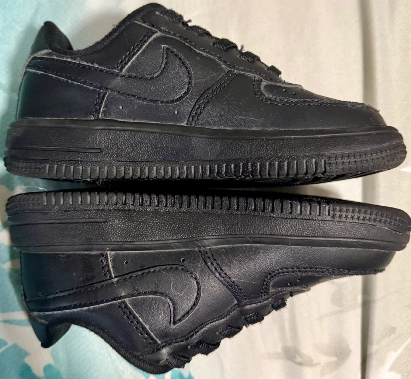 Nike Air Force 1 Toddler Shoes Black - photo 3