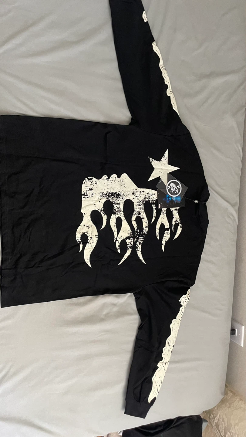 HELLSTAR Black Long Sleeve T-Shirt - photo 2