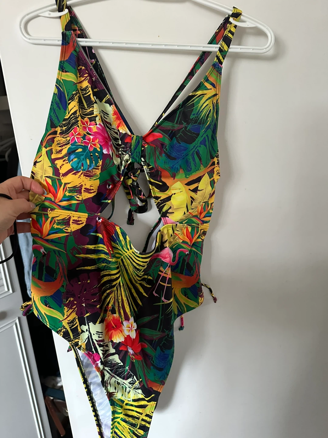 Tropical Print One-Piece Swimsuit - photo 2