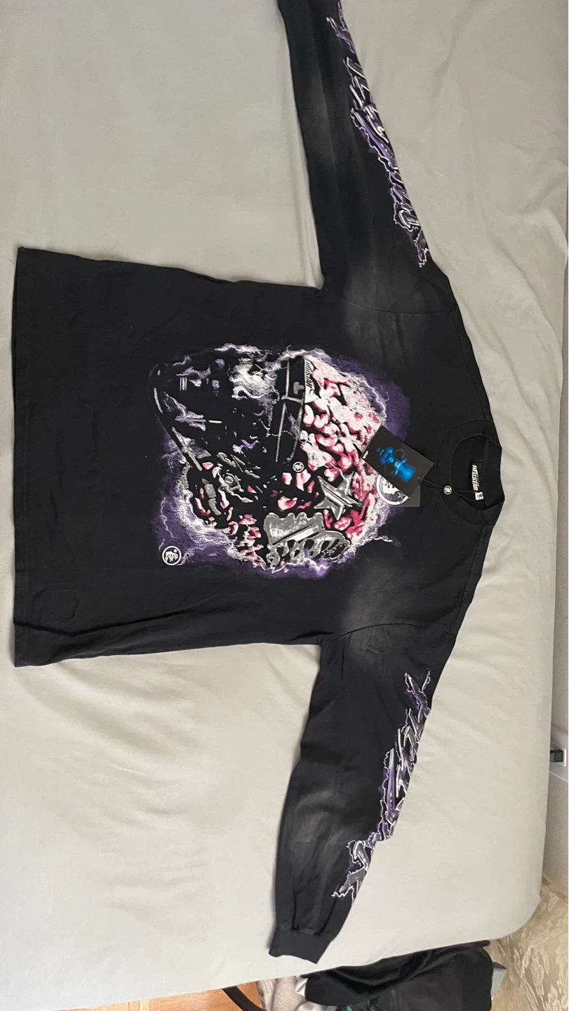 Hellstar Black Long Sleeve Graphic T-Shirt