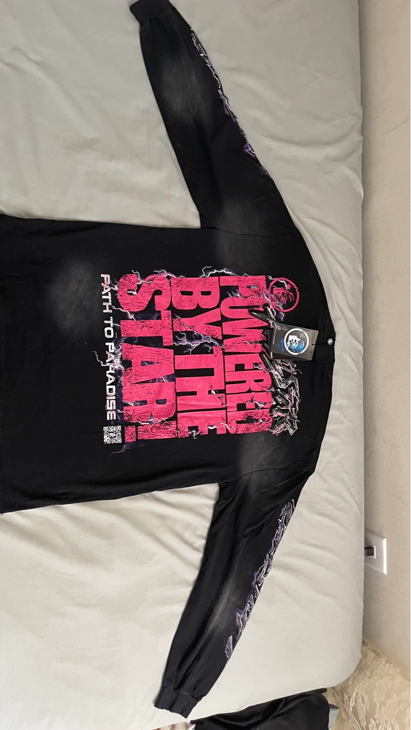 Hellstar Black Long Sleeve Graphic T-Shirt - photo 2