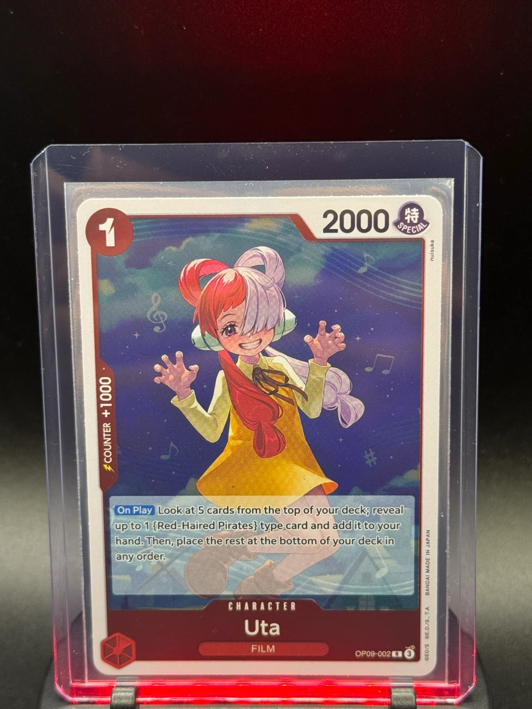 One Piece Card Game eng&jp Shanks OP09-004 - photo 4