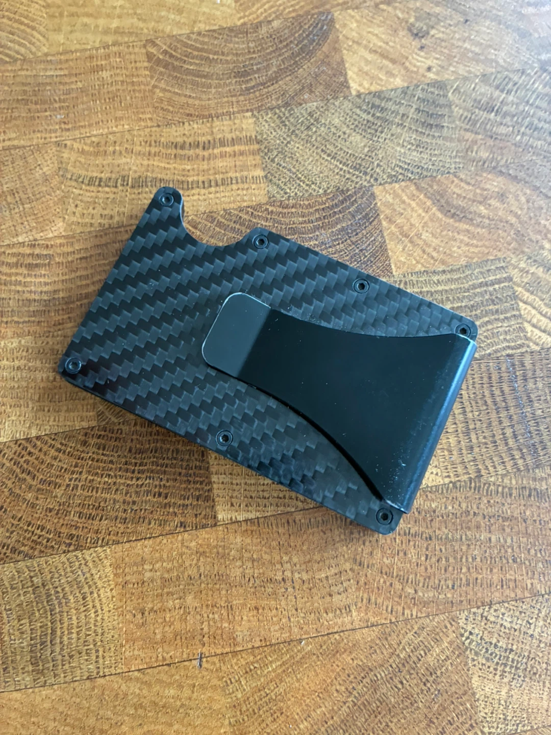 Carbon Fibre Wallet with Money Clip