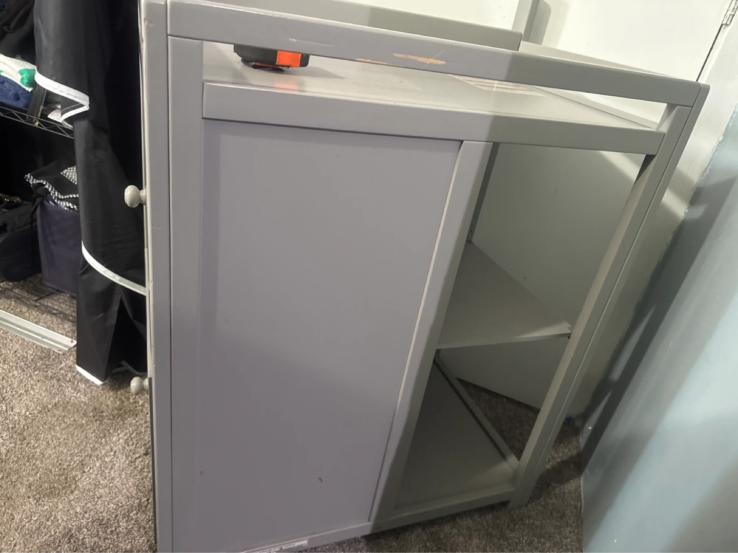 Gray Baby Changing Table with Drawers - photo 3