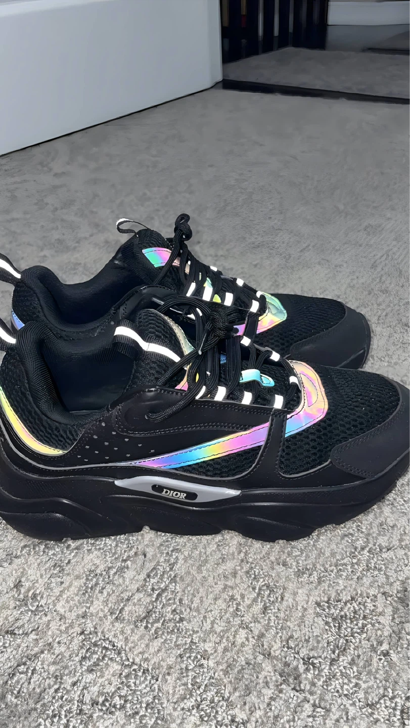 ‼️DIOR B22 Sneakers Black Reflective‼️ Size 42 - photo 2