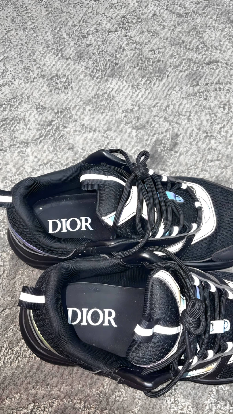 ‼️DIOR B22 Sneakers Black Reflective‼️ Size 42 - photo 4