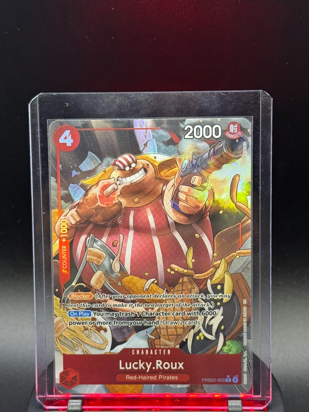 One Piece Card Game Lucky Roux PRB2 - photo 3
