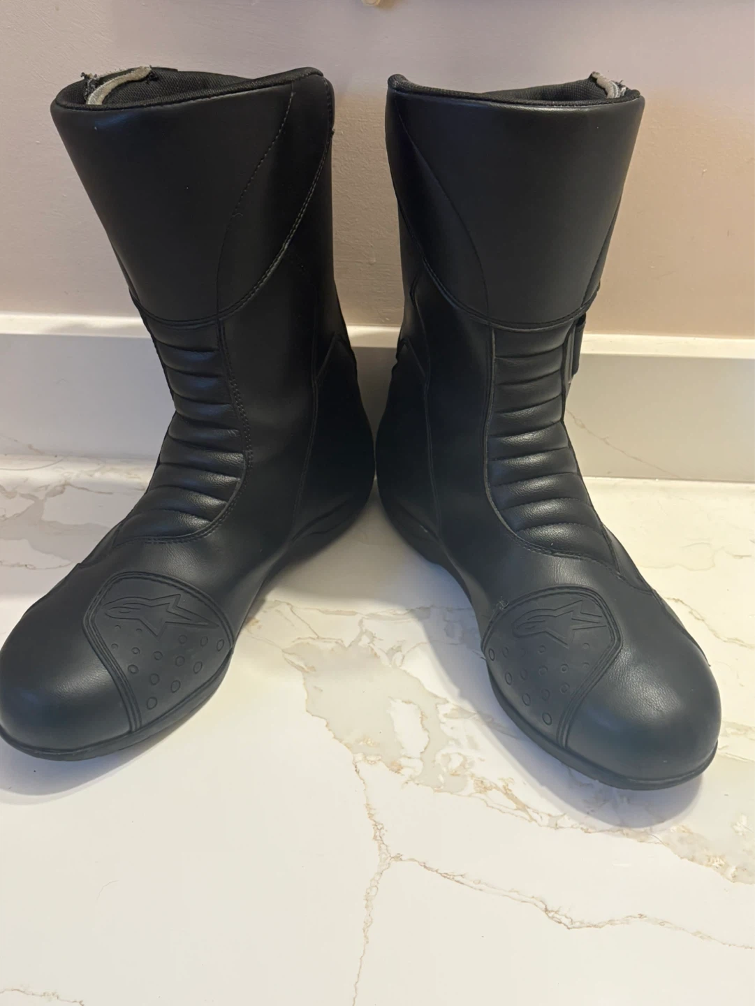 Alpinestars SMX-4 Motorcycle Boots (Size 45 / US 11) – Black