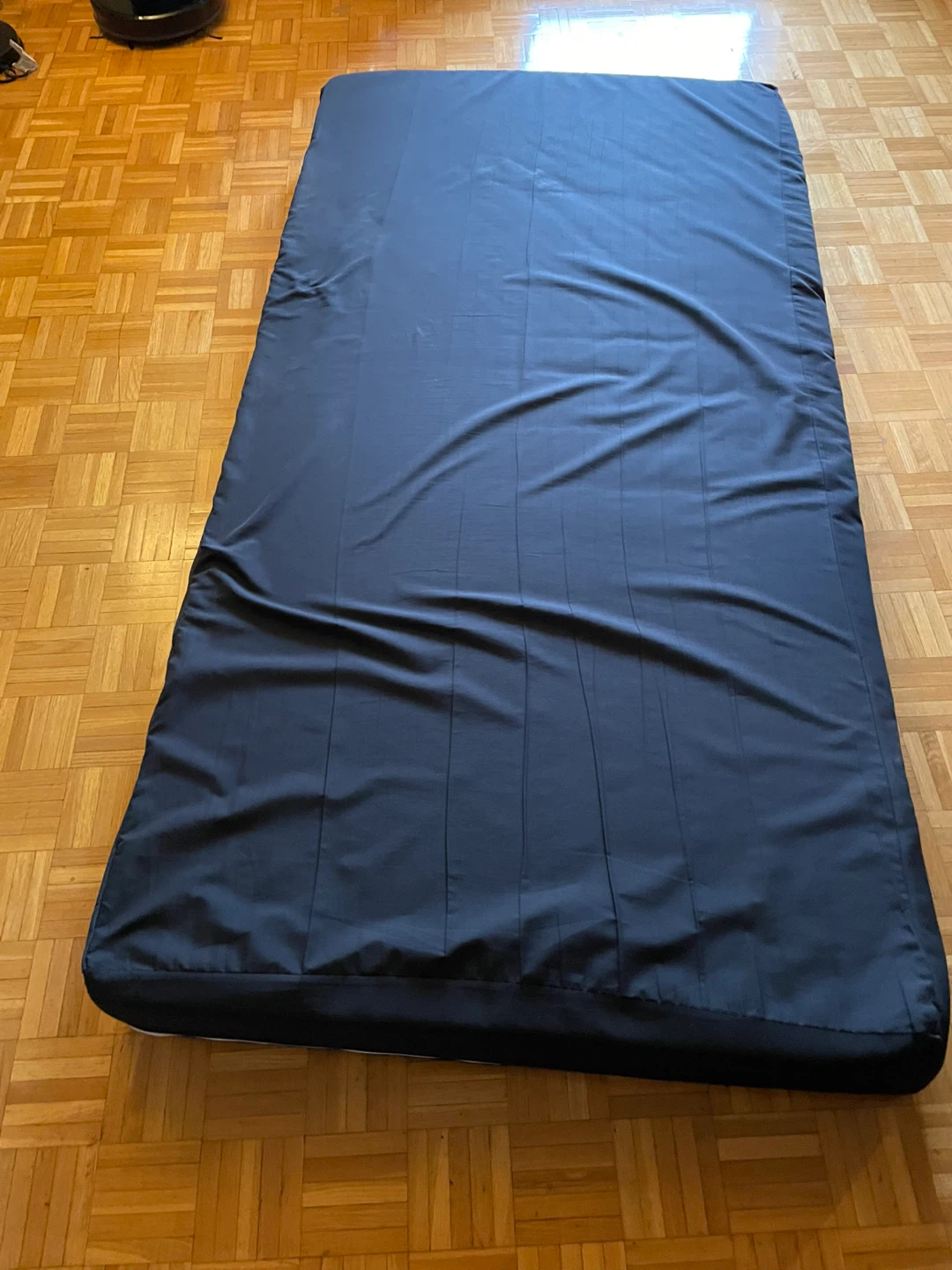 Wooden Bed Frame with Mattress