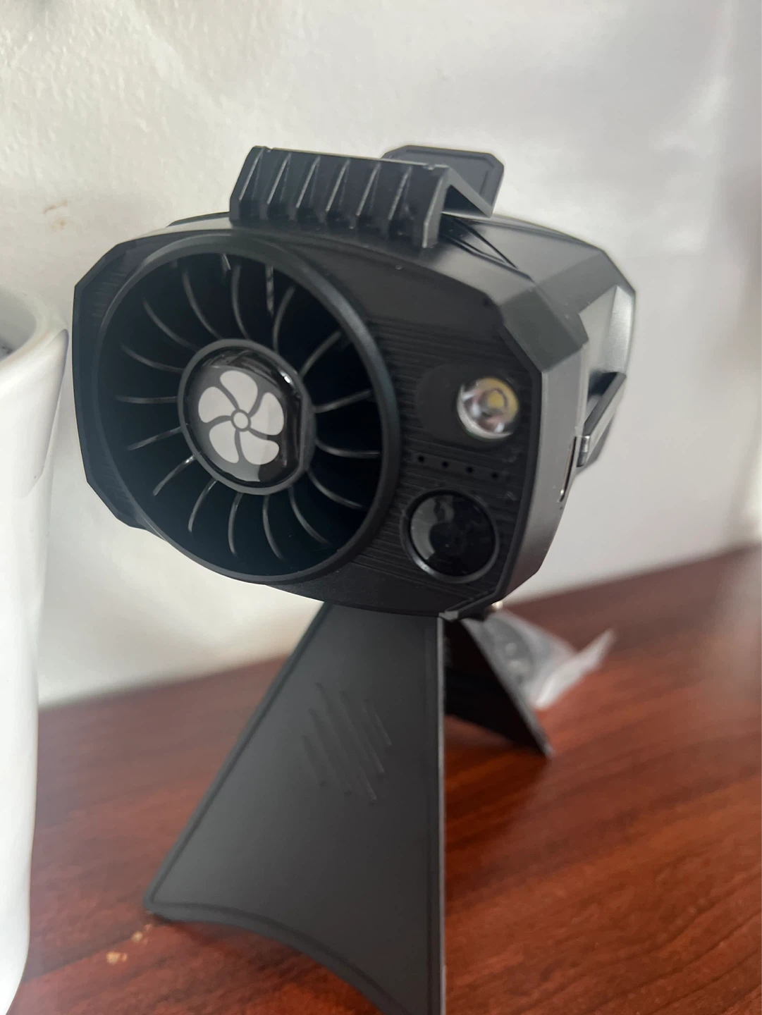 Mini Portable Fan - Black with Bracket - photo 5