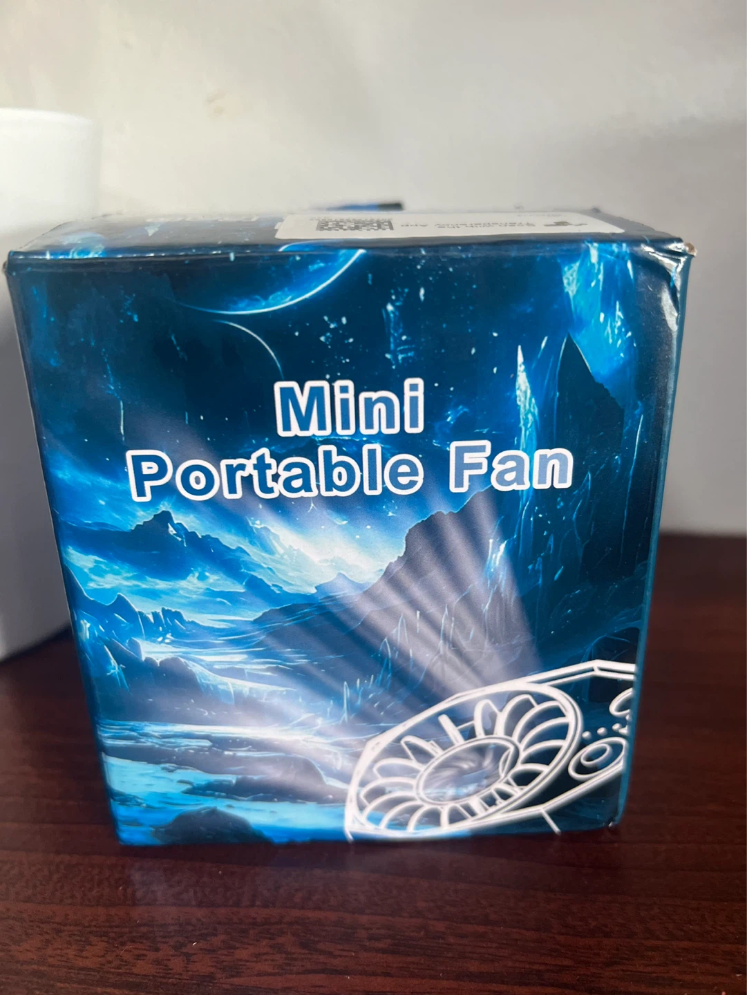 Mini Portable Fan - Black with Bracket