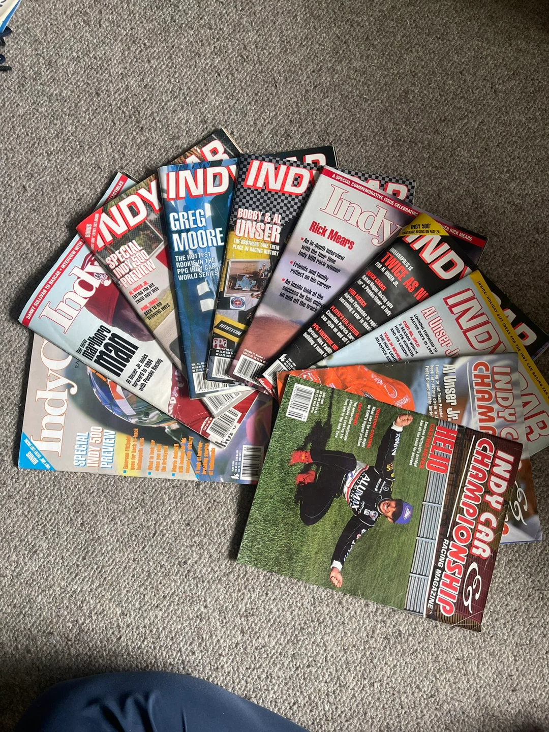 Collection of IndyCar Racing Magazines and Memorabilia - photo 2