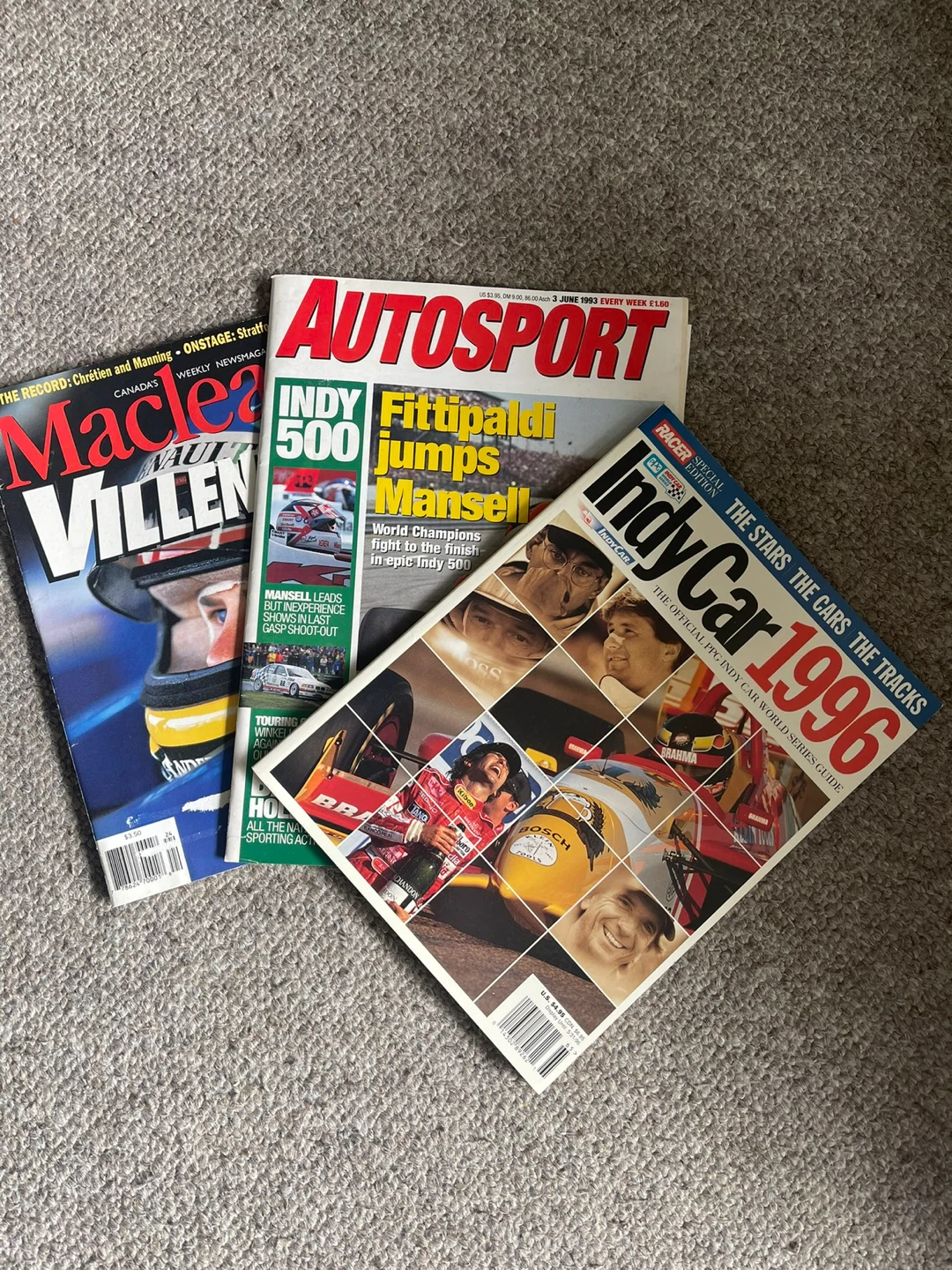 Collection of IndyCar Racing Magazines and Memorabilia - photo 4