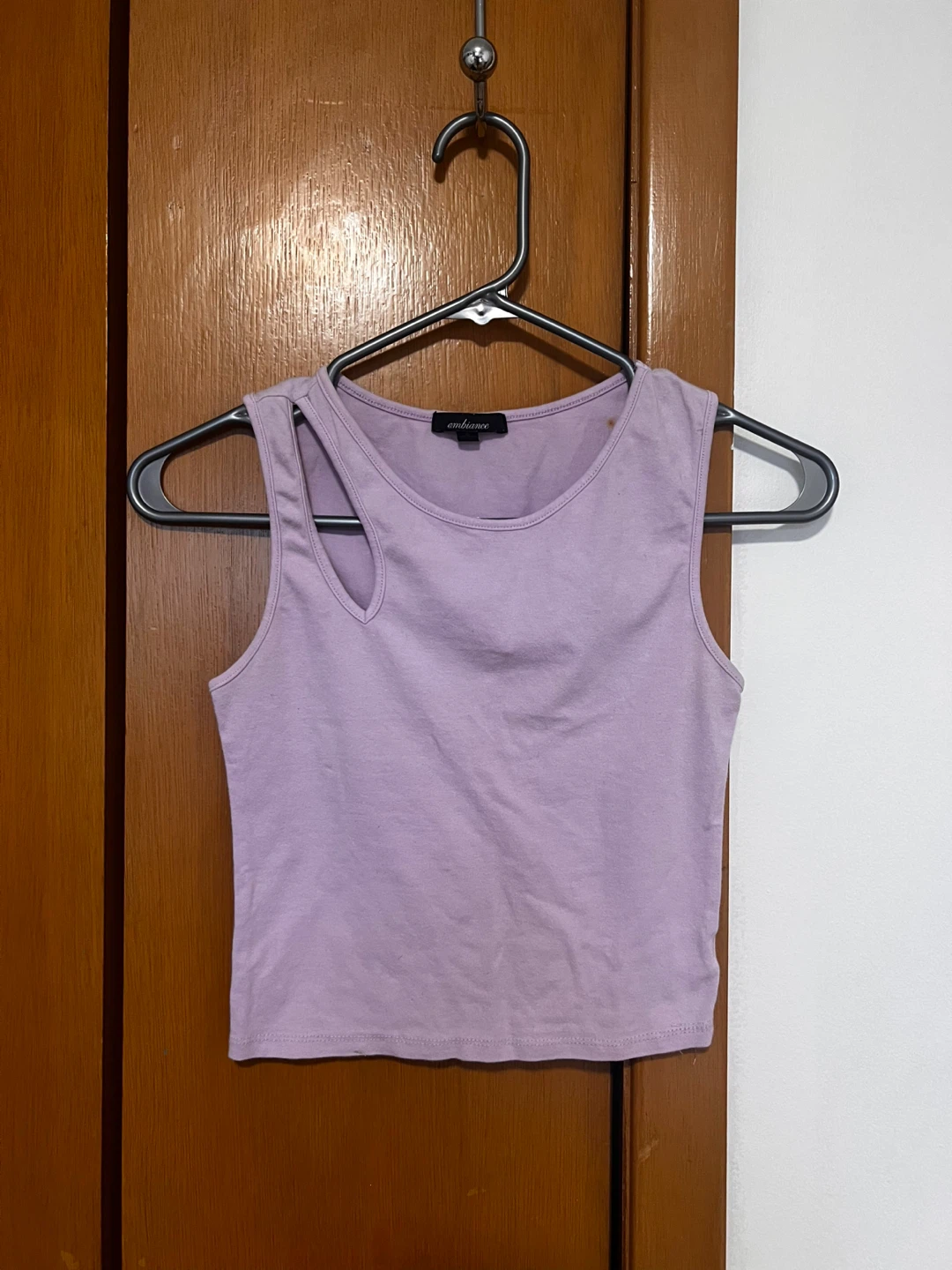 Embrace Lilac Crop Top with Cutout