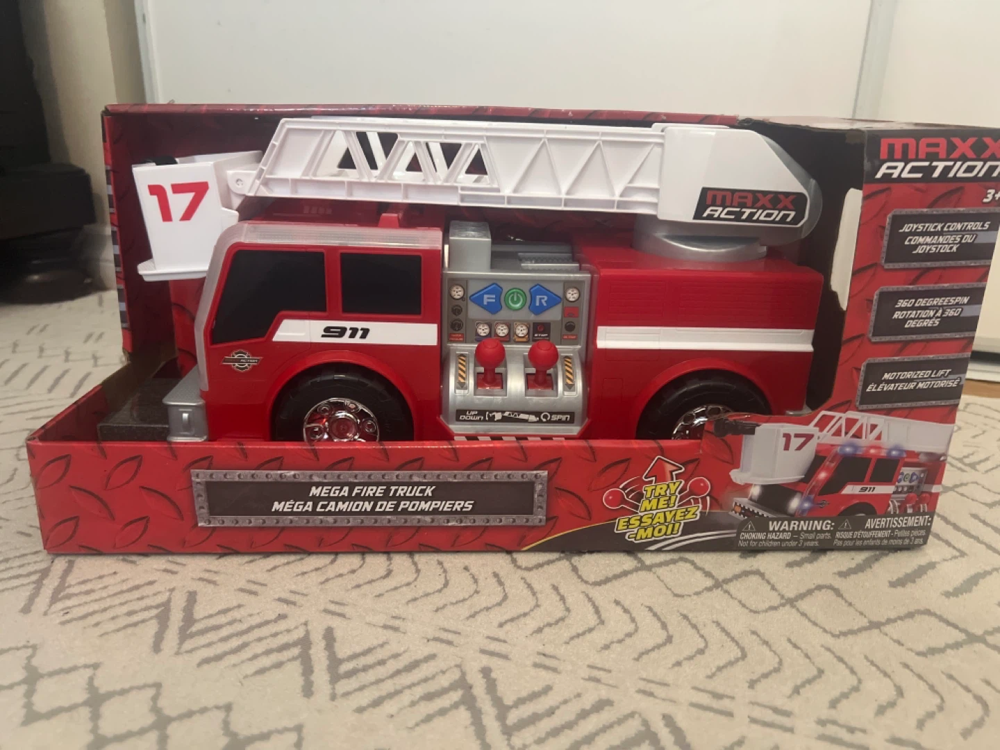MAXX ACTION Mega Fire Truck with Lights & Sounds