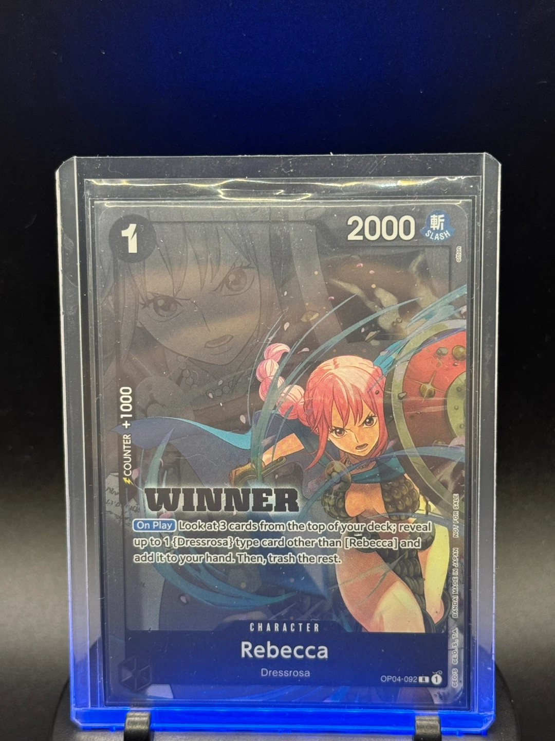 One Piece Card Game Rebecca Lot of 3 - photo 4