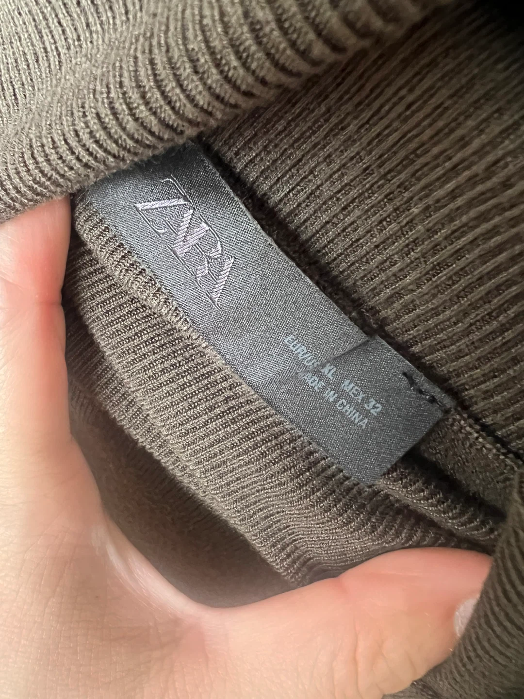 ZARA Turtleneck Sweater with Button Detail - photo 4