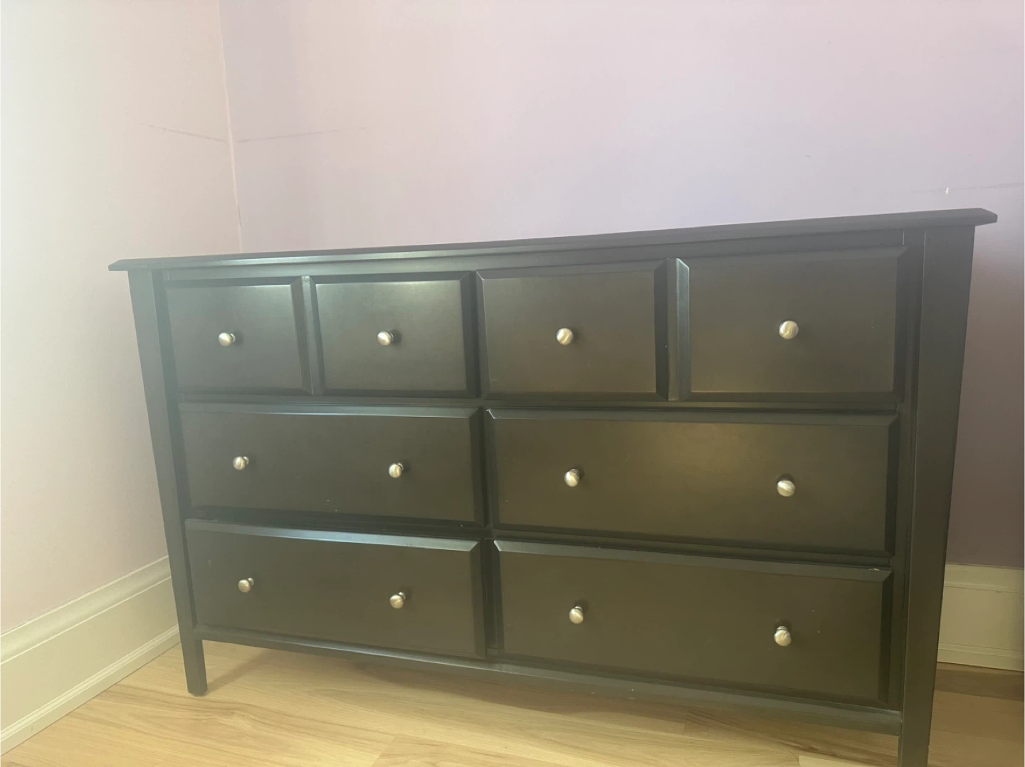 Dark Brown Dresser with 7 Drawers - photo 2