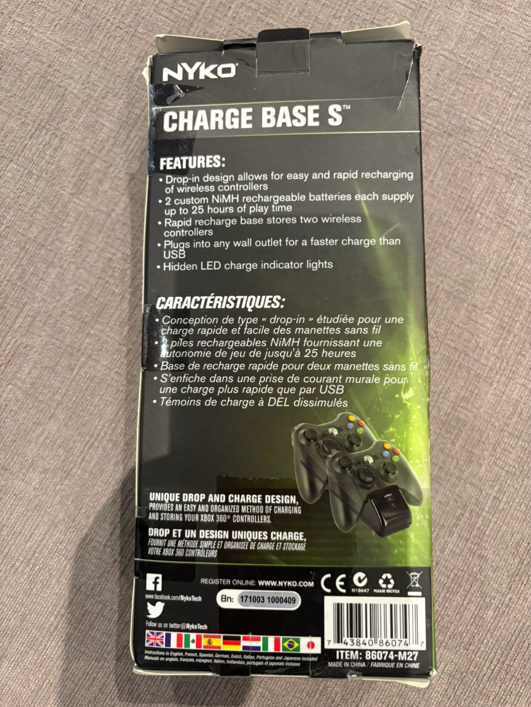Nyko Charge Base S for Xbox 360 - photo 2