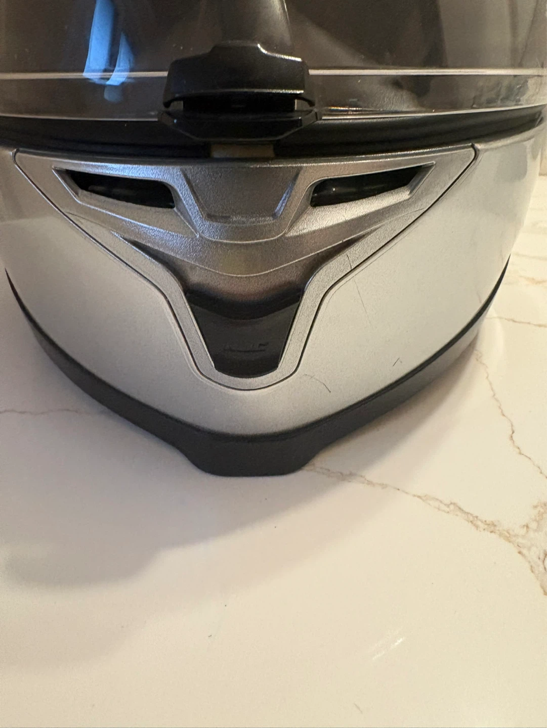 HJC IS-17 Full Face Motorcycle Helmet – Silver – DOT Approved - photo 2