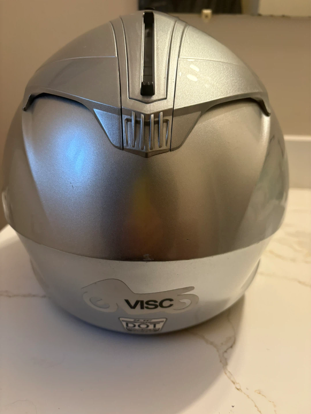HJC IS-17 Full Face Motorcycle Helmet – Silver – DOT Approved - photo 5