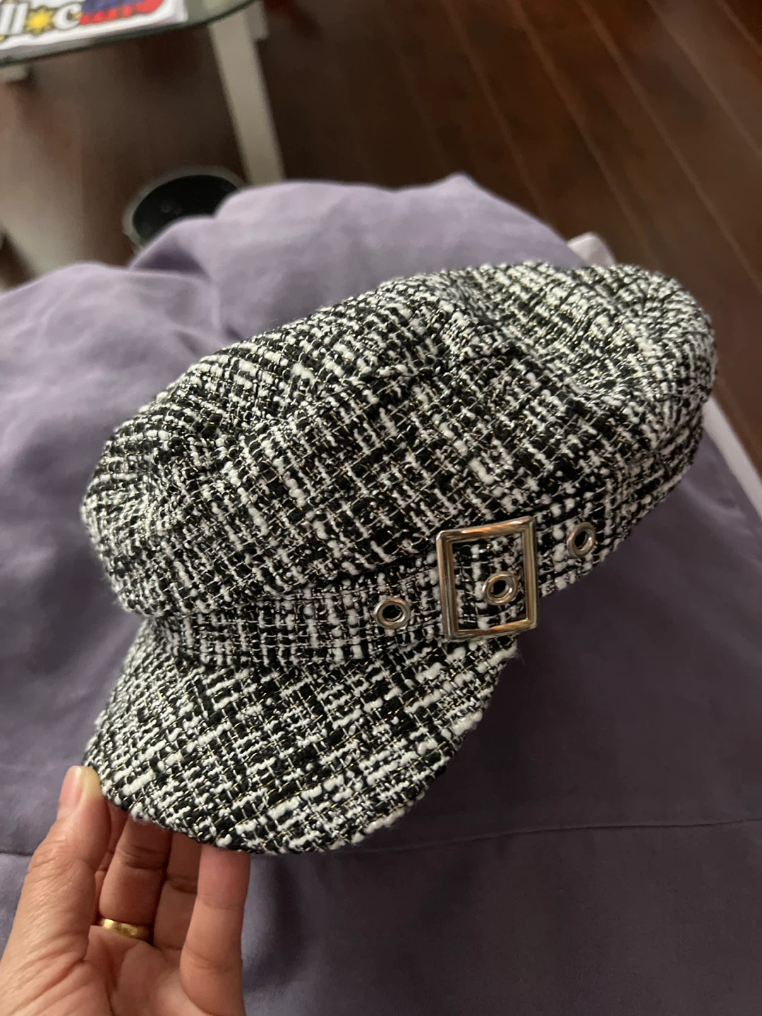 Tweed Newsboy Cap