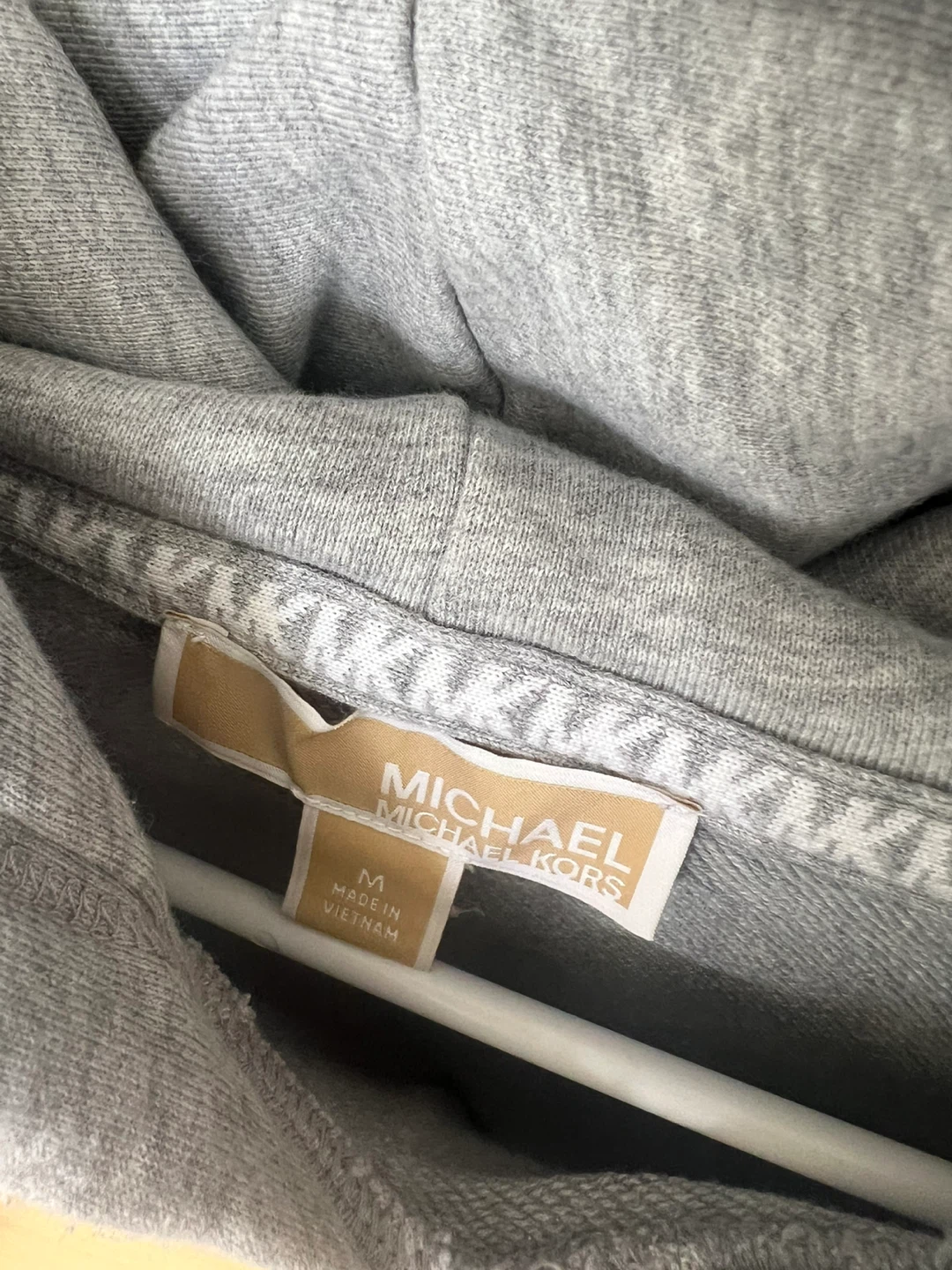Michael Kors Grey Short Sleeve Hoodie Dress Size M - photo 2