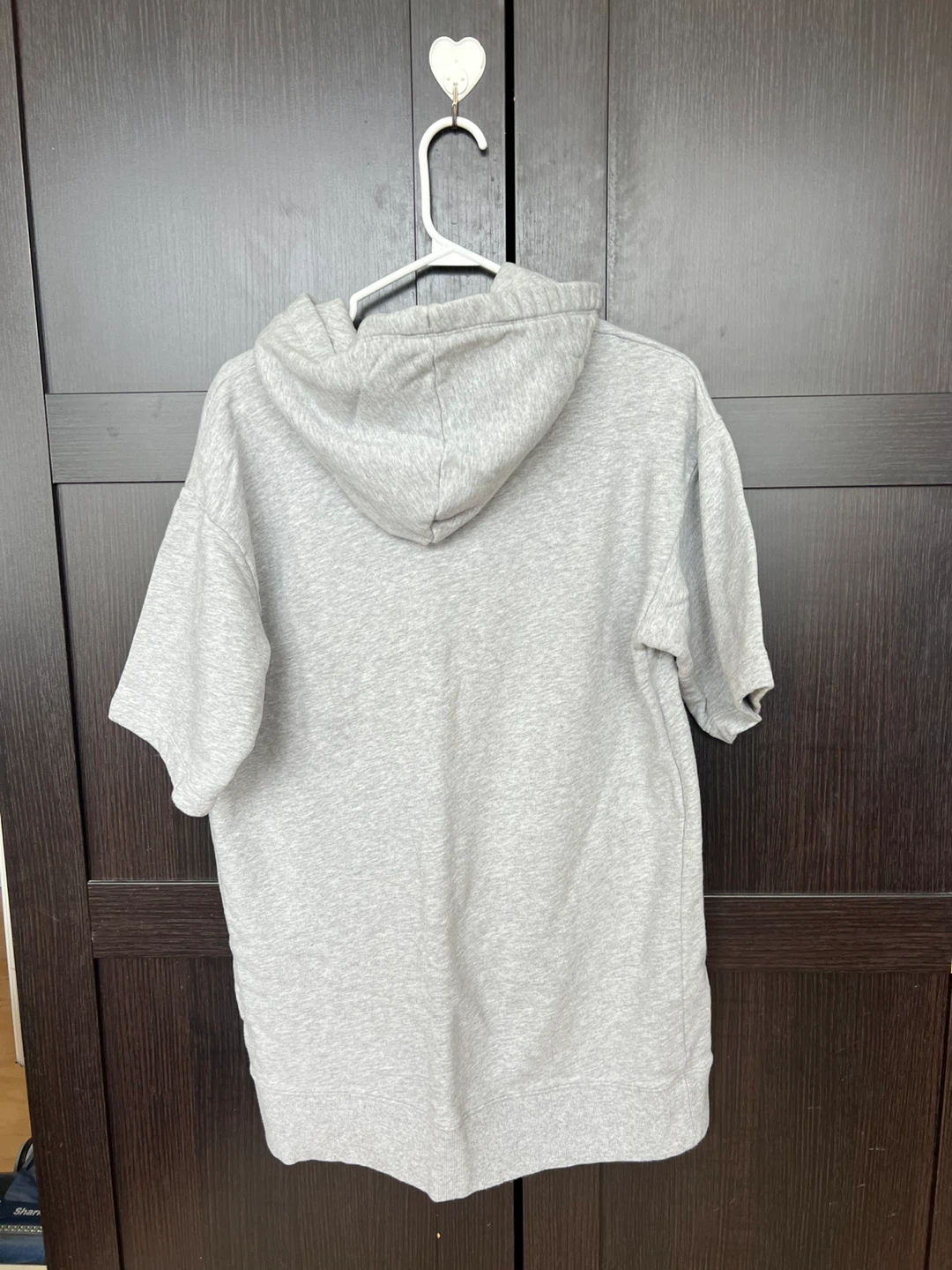 Michael Kors Grey Short Sleeve Hoodie Dress Size M - photo 3