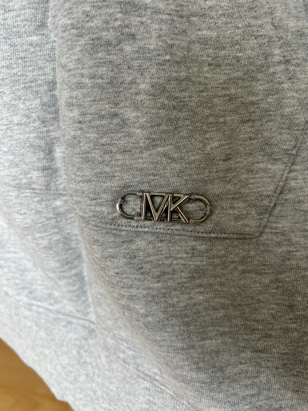 Michael Kors Grey Short Sleeve Hoodie Dress Size M - photo 4