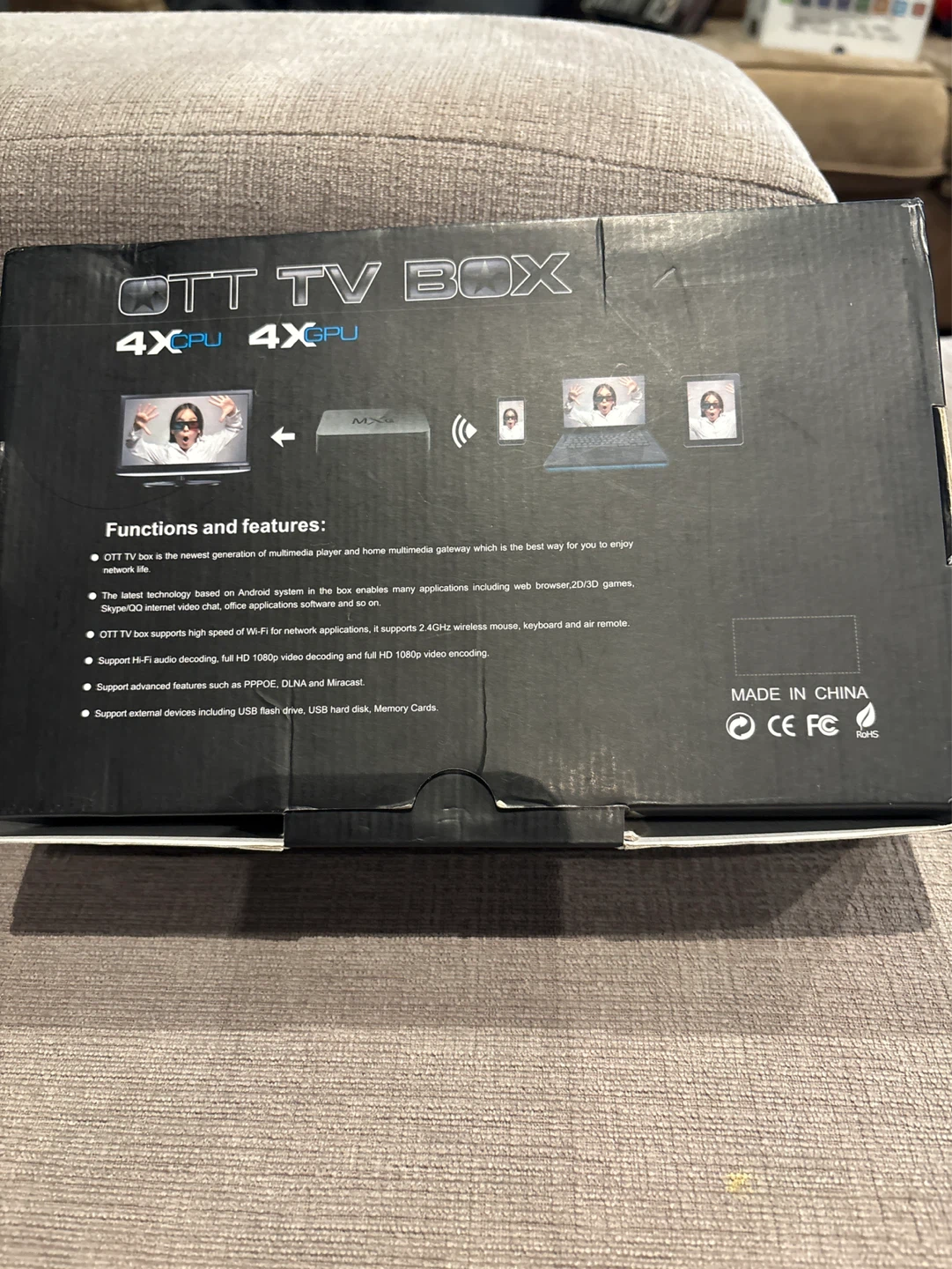 MXQ PRO 4K Android TV Box - photo 2