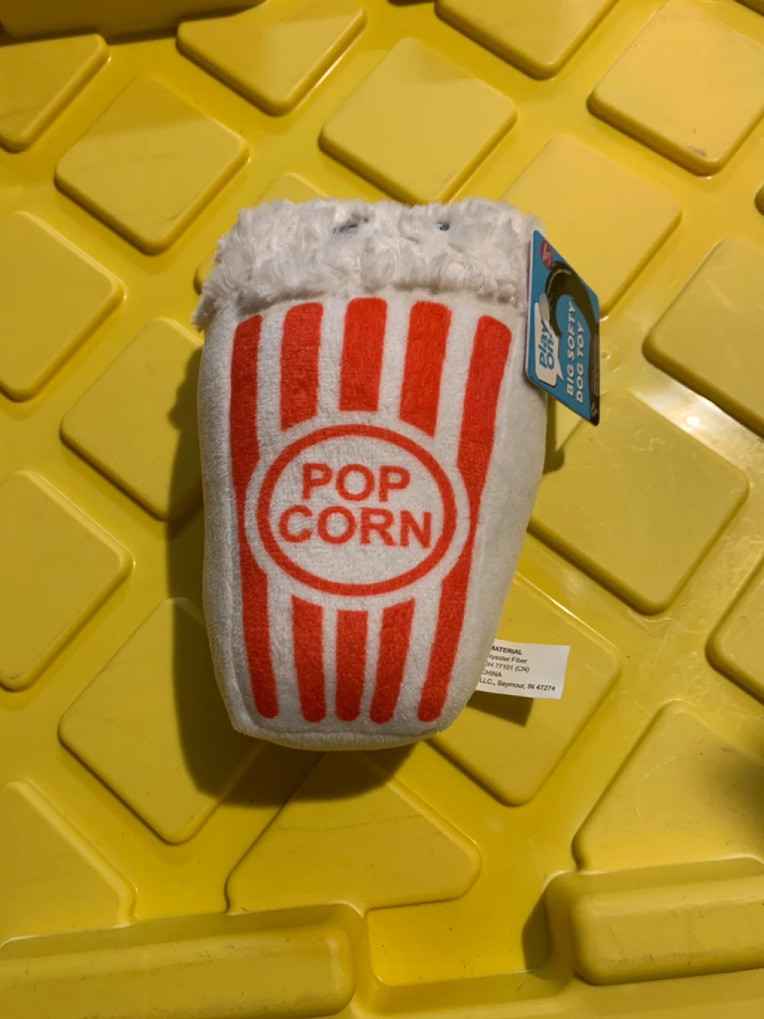 Play On! Big Softy Popcorn Dog Toy