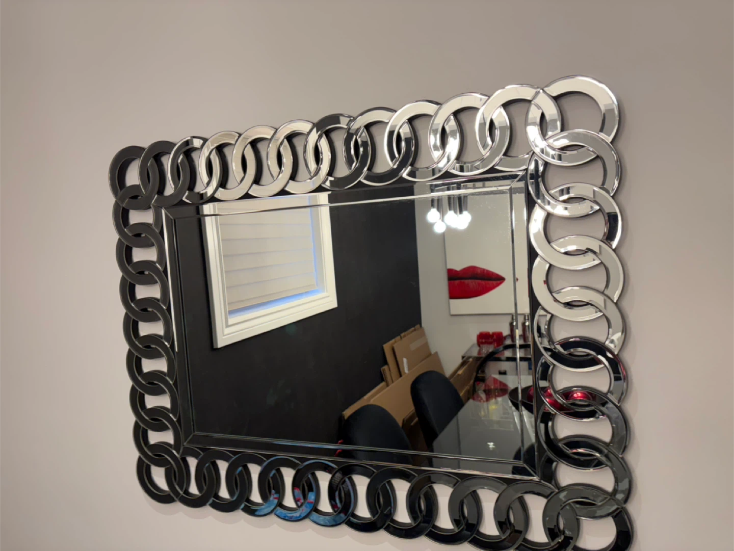 Decorative Chain Link Mirror