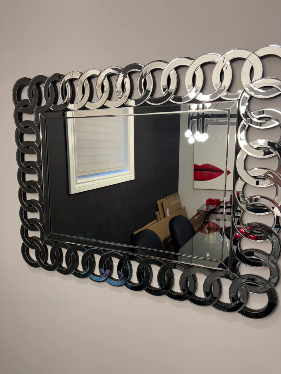 Decorative Chain Link Mirror - photo 2