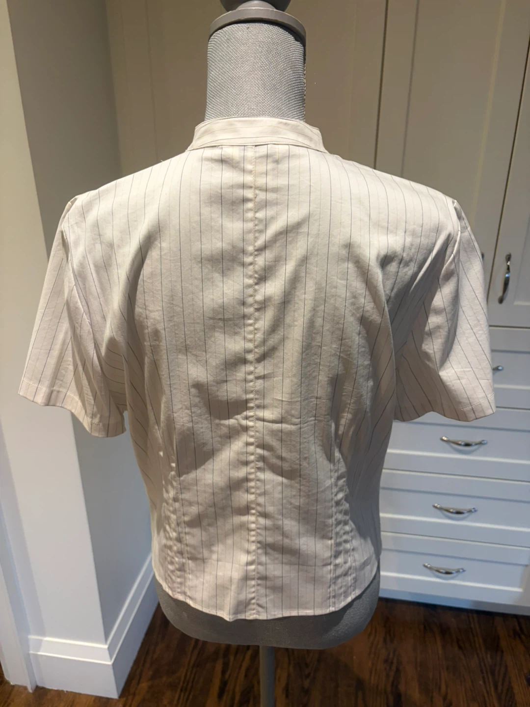 Women's Striped Button-Up Blouse - photo 2
