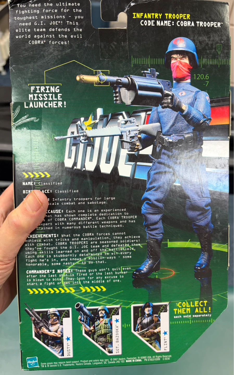 G.I. Joe "Cobra Trooper" Infantry Trooper Action Figure - photo 2