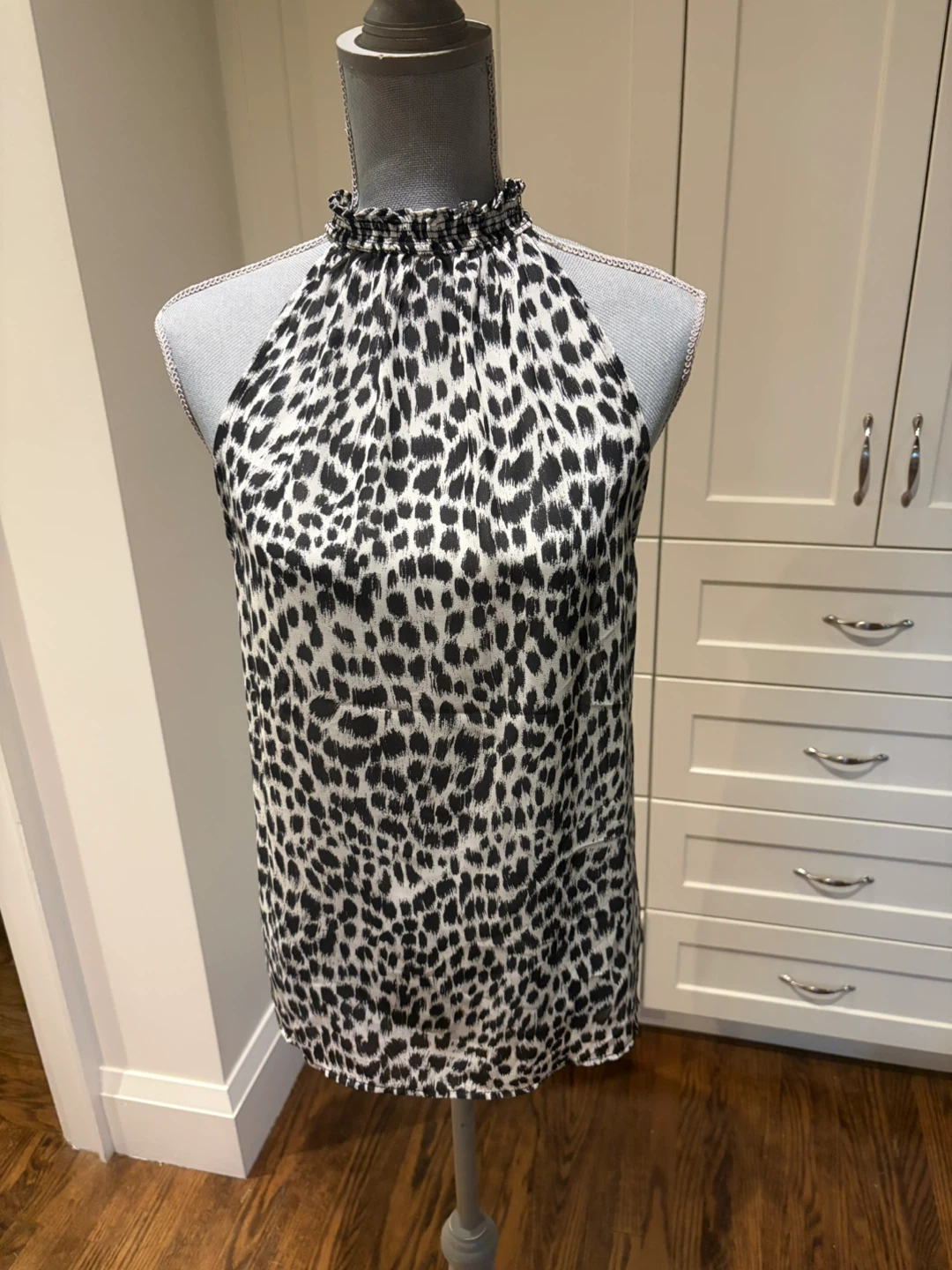 Women's Leopard Print Halter Top