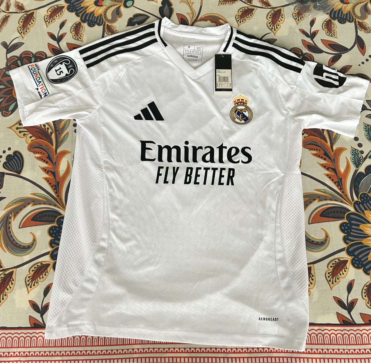 Adidas Real Madrid Bellingham 5 Home Jersey Size M