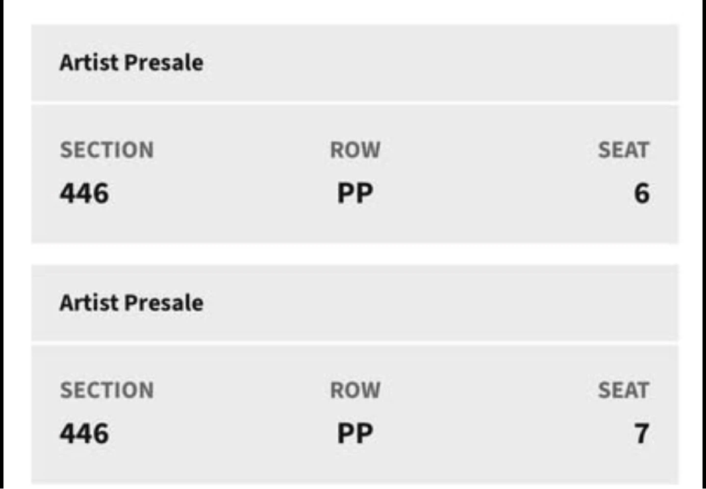 Bruno Mars tickets for opening night Oct 14 - photo 2