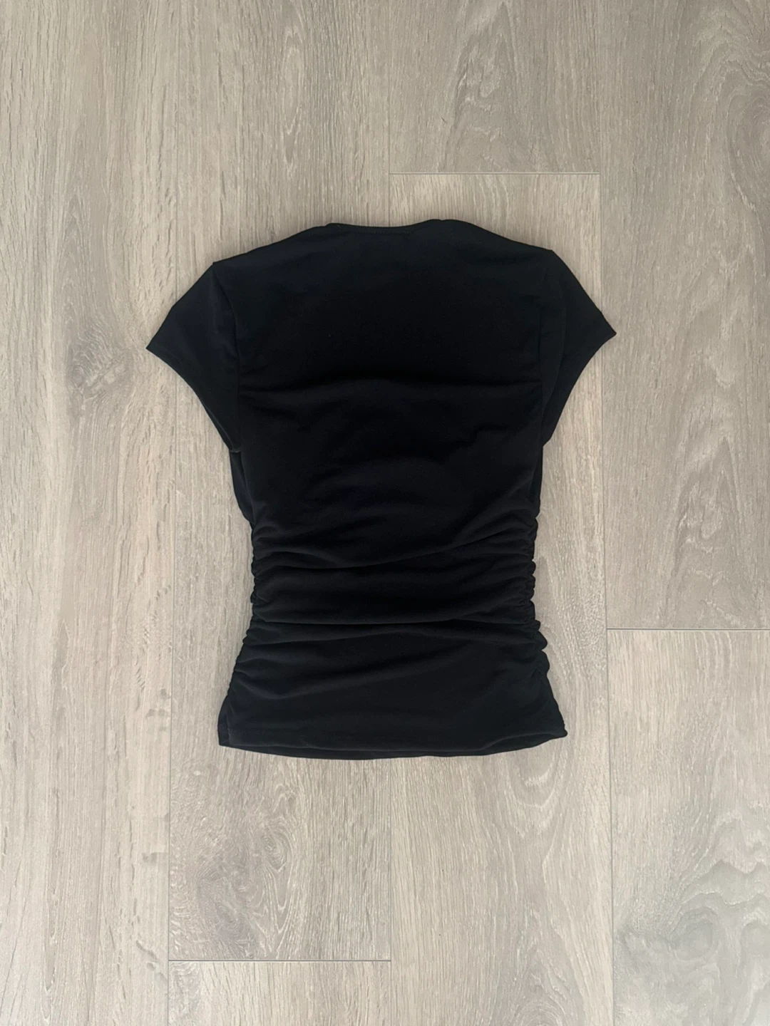 Urban Outfitters Black Ruched T-Shirt - photo 2