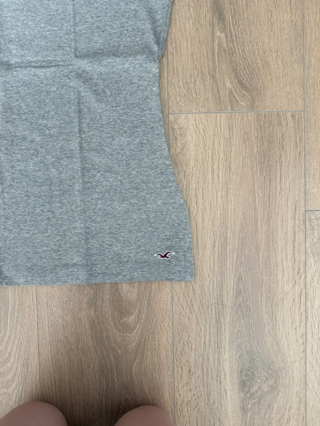 Hollister Grey Ribbed Racerback Tank Top New - photo 4