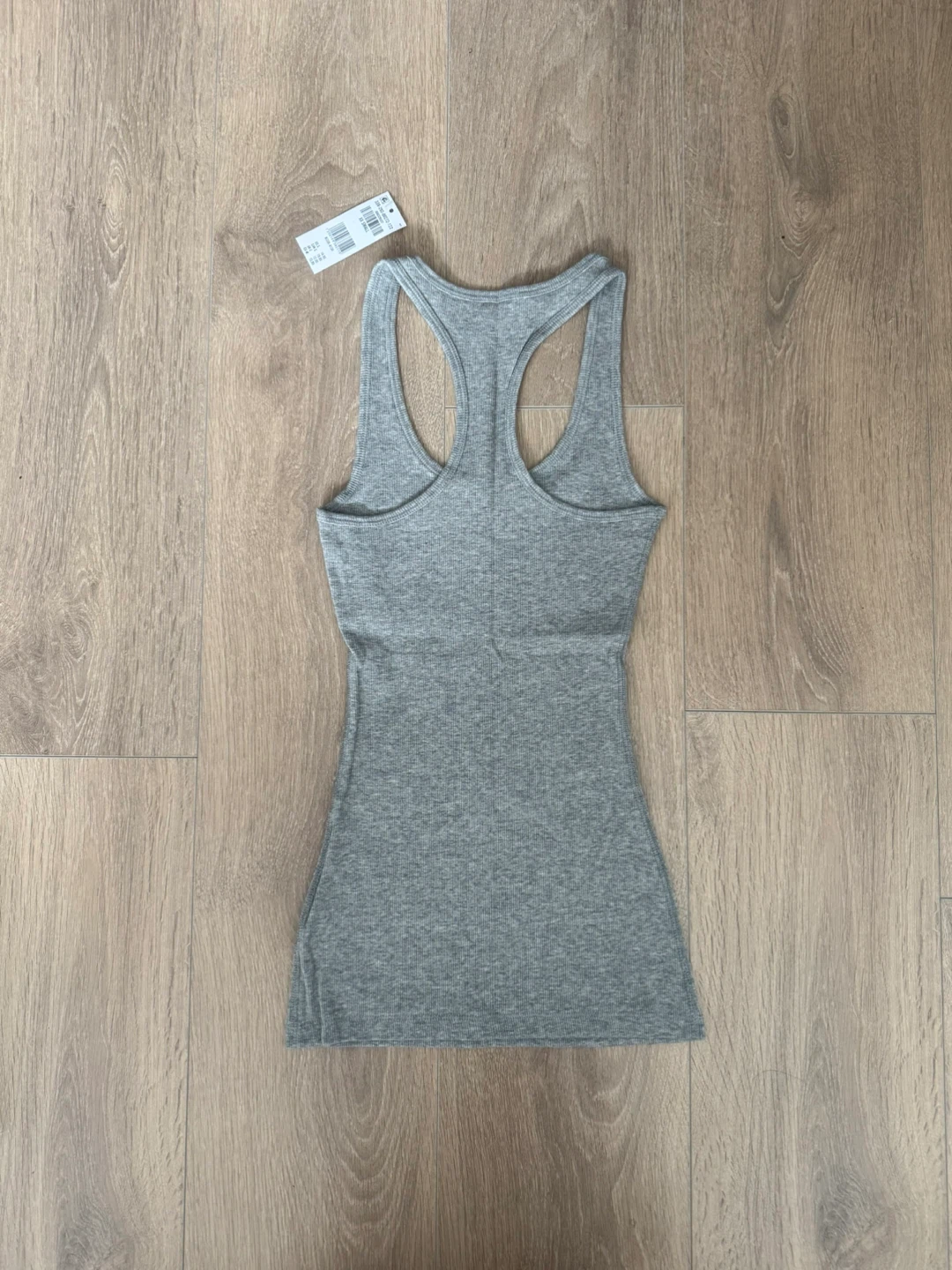 Hollister Grey Ribbed Racerback Tank Top New - photo 2