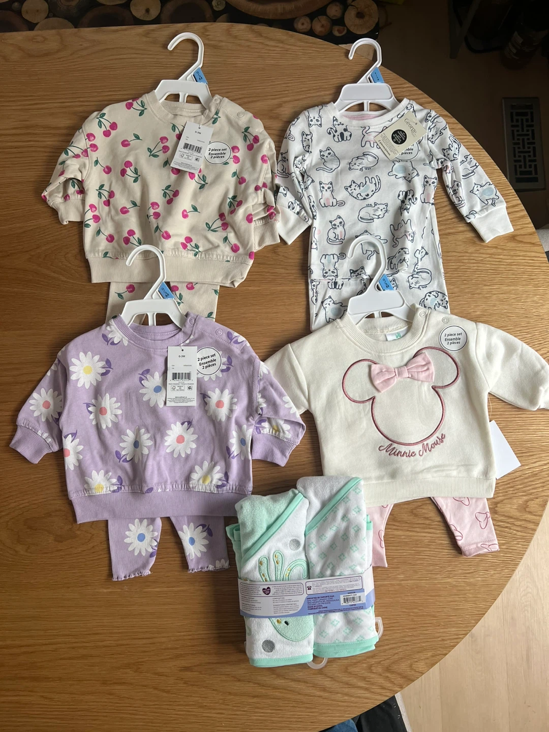 Brand New 5-Piece Toddler Girl Set (George Brand) - 0-3 M