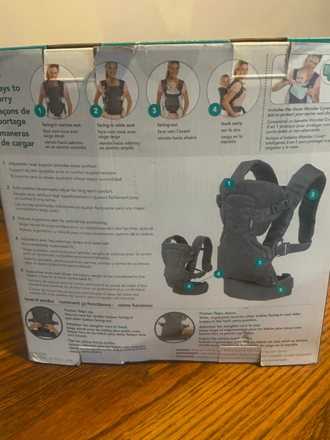 Infantino Grey Baby Carrier - photo 4