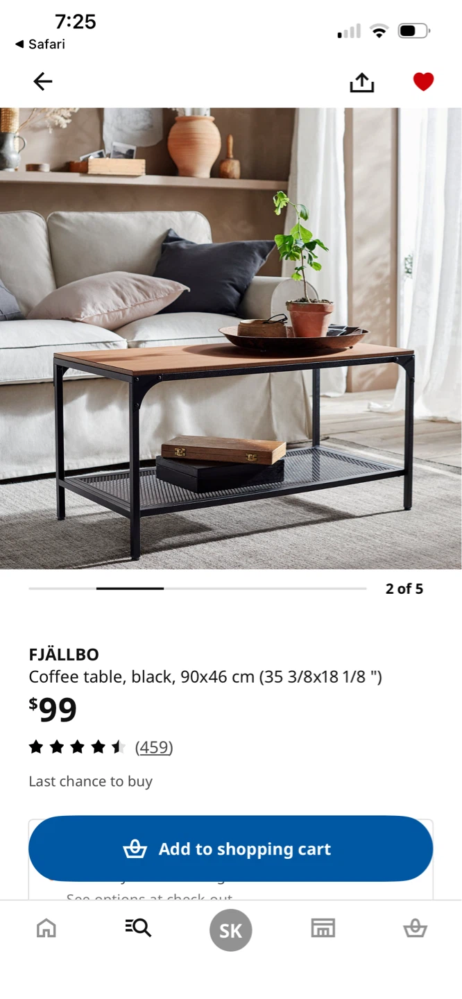 IKEA FJÄLLBO Coffee Table - photo 2
