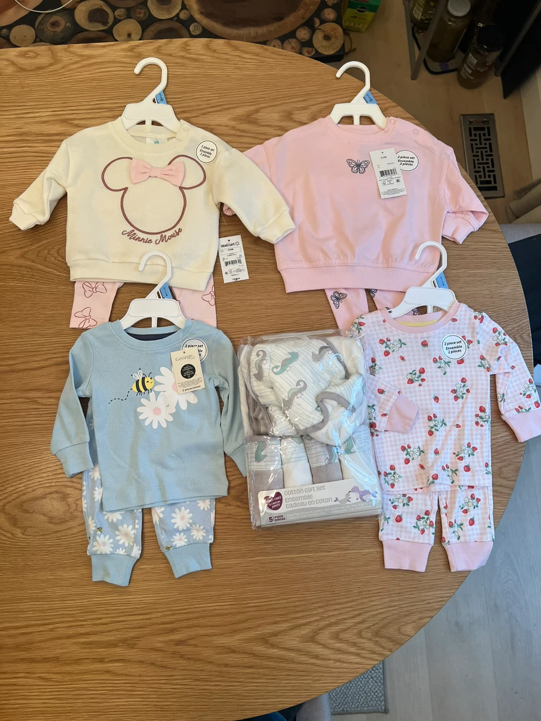 Brand New 5-Piece Toddler Girl Set (George Brand) - 0-3 M