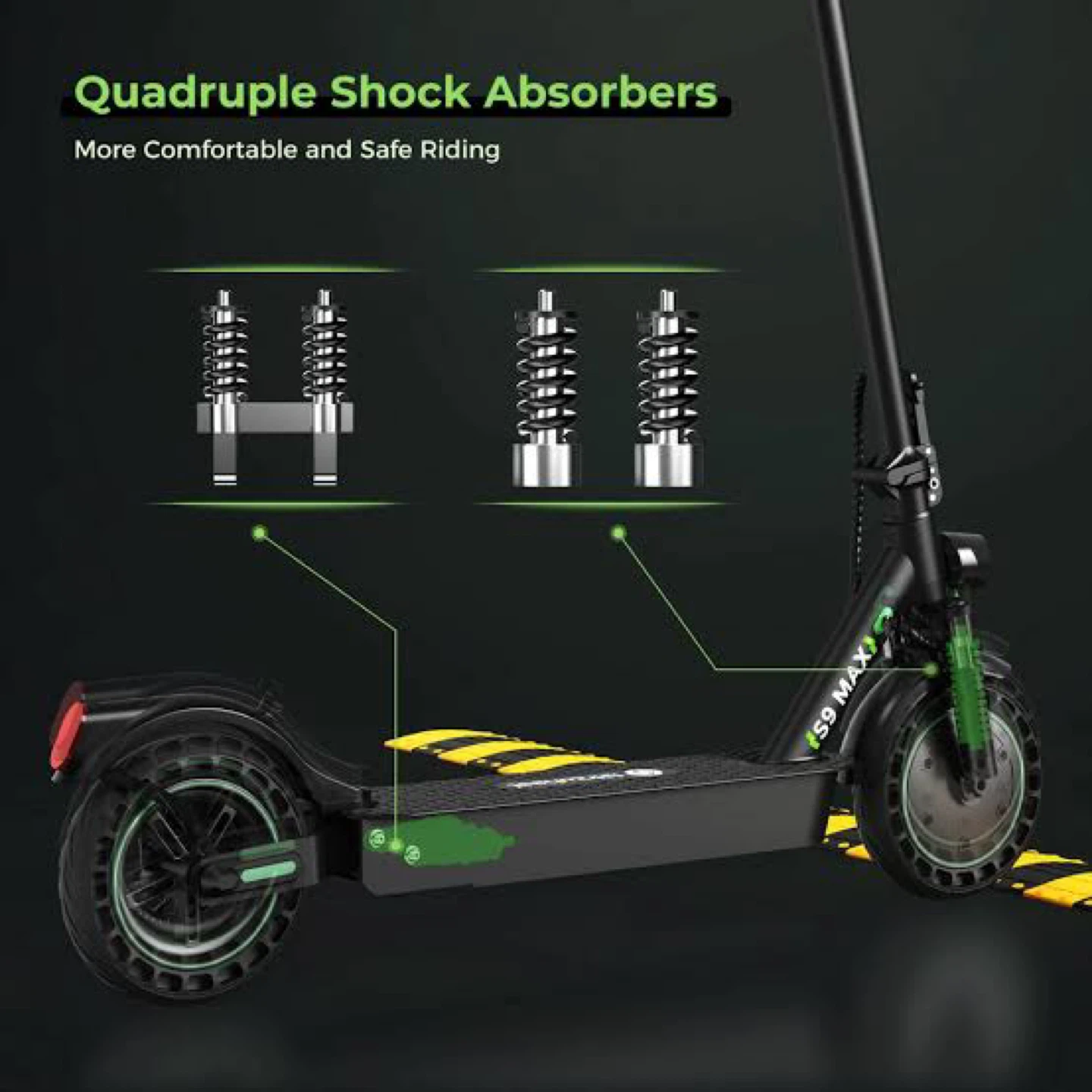 Brand new ISINWHEEL S9 MAX Electric Scooter - Black - photo 3