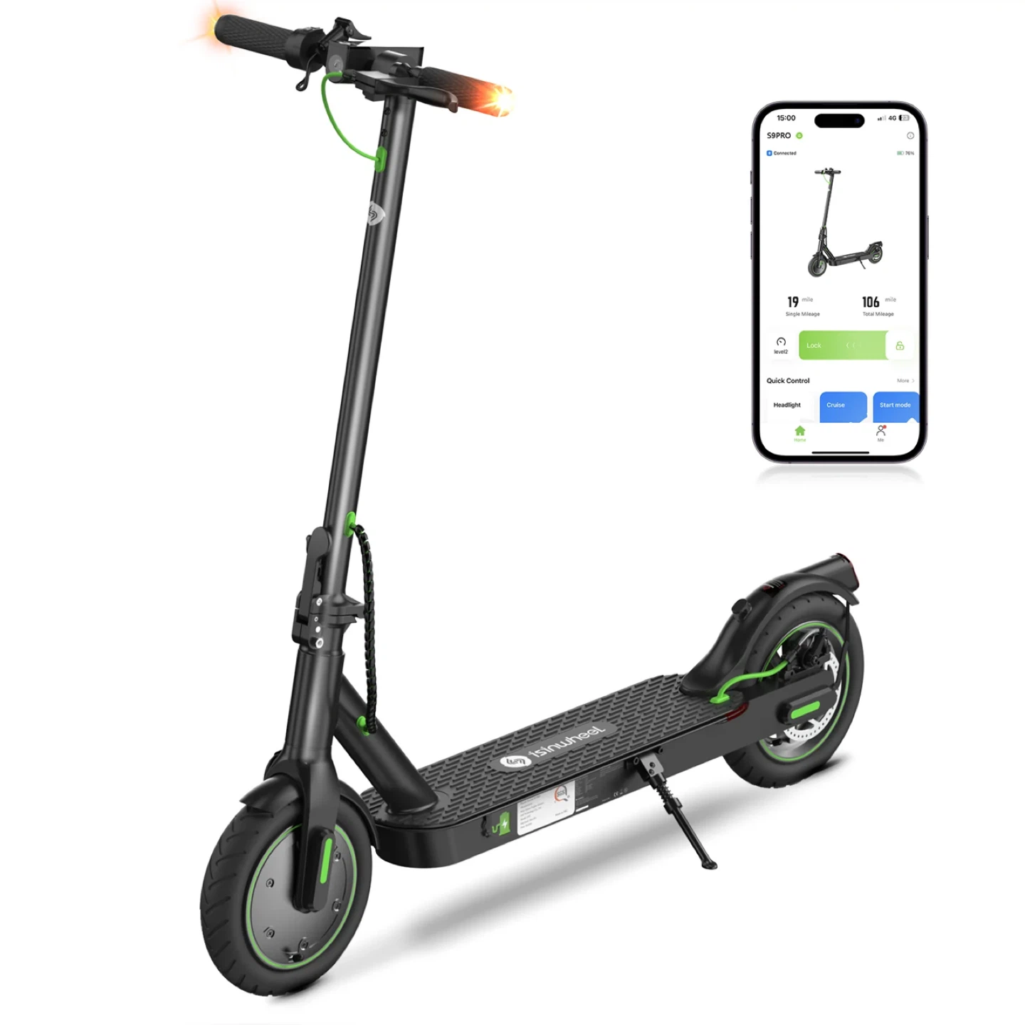 Brand new ISINWHEEL S9 MAX Electric Scooter - Black